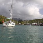 Mooring vor Grenada Marina