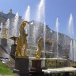 Die Fontänen am Peterhof