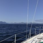 Morgens noch unter Segeln