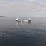 Frachter mit Kurs Nord